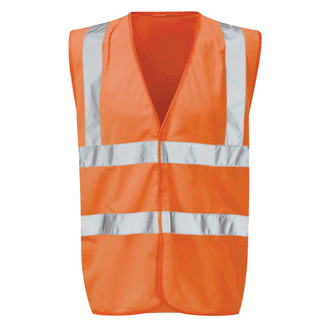 Orbit HVW03 -ORAS31 Black Knight Hi-Vis Waistcoat Orange