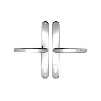 Securit S9642 Upvc Sprung Door Handle 70 PZ (Pair)