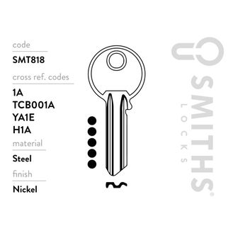 Smiths Locks SMT818 Yale 5 Pin Cylinder Key Blanks