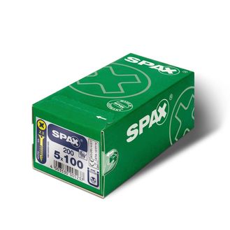 Spax 1081020501005 Flat Countersunk VP5 200 Pack