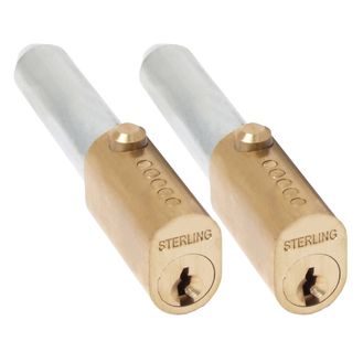 Sterling BL02KA Bullet Lock - Keyed Alike Pair - Clam