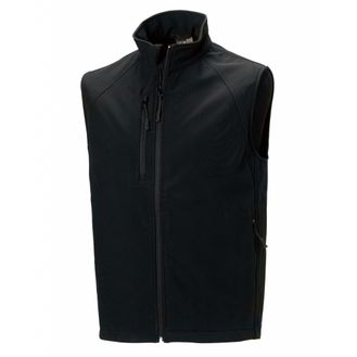 Workhouse Two Gents Softshell Gilet Black