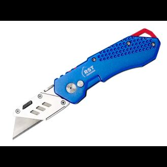R.S.T. Aluminium Blue Folding Knife