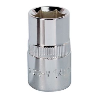 Sealey SP1214 WallDrive&amp;reg; Socket 14mm 1/2"Sq Drive Fully Polished