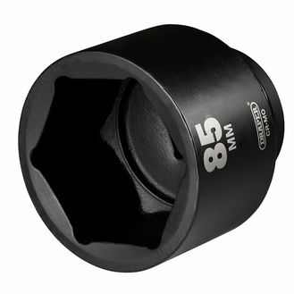 Draper 08526 Draper HI-TORQ&amp;#174; Deep Impact Socket, 1" Sq. Dr., 85mm