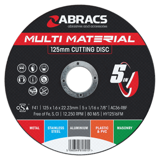 Abracs HY12516FM Hybrid 5in1 Flt Metal Disc
