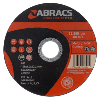 Abracs PFET12510FI Proflex Ex Thin Cutting Disc