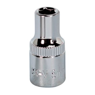 Sealey SP1405 WallDrive&amp;reg; Socket 5mm 1/4"Sq Drive Fully Polished