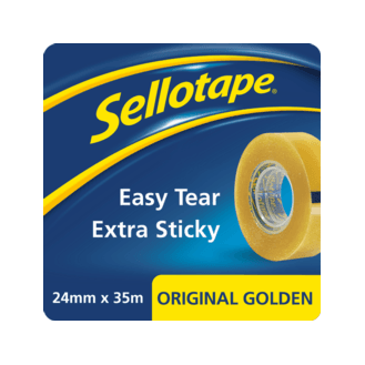 Sellotape 2928284 Sellotape Original Golden 24mm