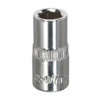 Sealey SP1407 WallDrive&amp;reg; Socket 7mm 1/4"Sq Drive Fully Polished