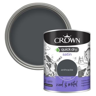 Crown 5097344 Quick Dry Satin Anthracite