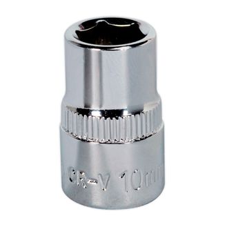 Sealey SP3810 WallDrive&amp;reg; Socket 10mm 3/8"Sq Drive Fully Polished