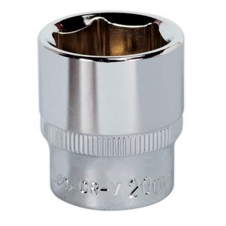 Sealey SP3820 WallDrive&amp;reg; Socket 20mm 3/8"Sq Drive Fully Polished