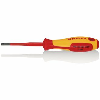 Draper 28057 KNIPEX 98 25 01 SLS VDE Insulated Plus/Minus Pozidriv&amp;#174; Screwdriver, PZ/S1 x 80mm
