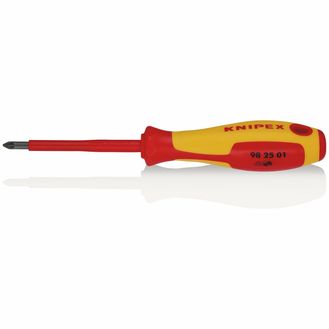 Draper 57556 KNIPEX 98 25 01 VDE Insulated Pozidriv&amp;#174; Screwdriver, PZ1 x 80mm