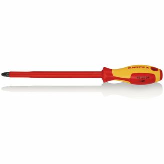 Draper 76808 KNIPEX 98 25 04 VDE Insulated Pozidriv&amp;#174; Screwdriver, PZ4 x 200mm