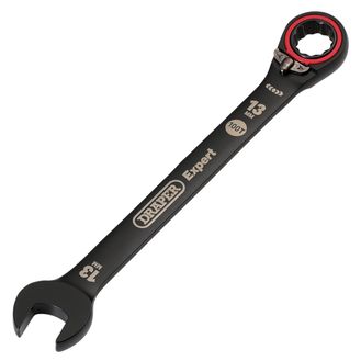 Draper 03903 Draper Expert HI-TORQ&amp;#174; Metric Reversible Ratchet Combination Spanner, 13mm, Black