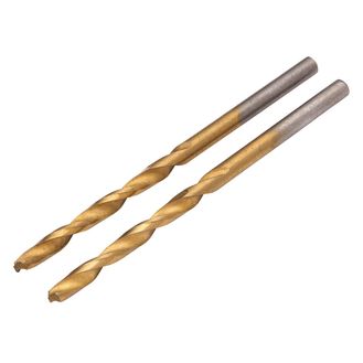 Draper 08864 HSS Titanium Nitride Coated Drill Bit, 3.5mm (Pack of 2)