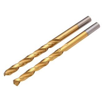 Draper 08869 HSS Titanium Nitride Coated Drill Bit, 6.0mm (Pack of 2)