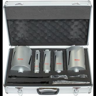 Starrett BMKIT1 Diamond Dri-Core Drill Set, 5 Piece