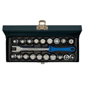 Draper 12396 Oil Drain Sump Plug Key Set, 3/4" Sq. Dr. (20 Piece)