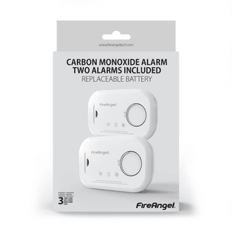 Fire Angel FA6813-T2 Carbon Monoxide Alarm Twin Pack