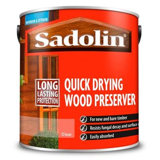 Sadolin 5028751 Quick Drying Wood Preserver Clear