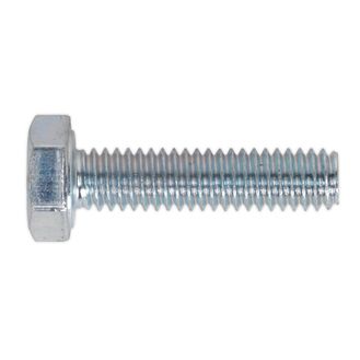 Sealey SS410 HT Setscrew M4 x 10mm 8.8 Zinc DIN 933 Pack of 50