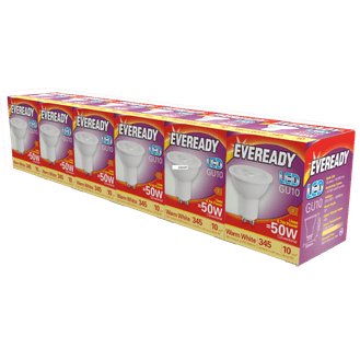 Eveready S29495 Led Gu10 3000k Boxed 5+1