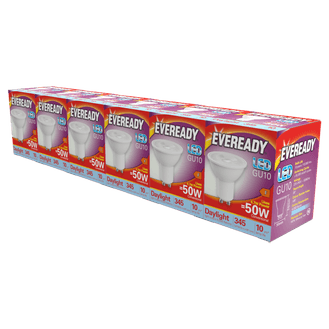 Eveready S29496 Led Gu10 6500k Boxed 5+1