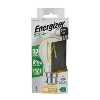 Energizer S29634 B22 A Rated Gls 2700k 7.2w