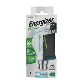 Energizer S29635 B22 A Rated Gls 6500k 7.2w