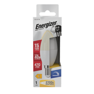 Energizer S29768 Led Cndle 470lm Opal E14 Dimmable