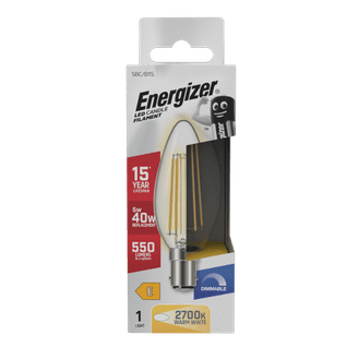 Energizer S29784 Filament Led Candle B15 Dimm 5w