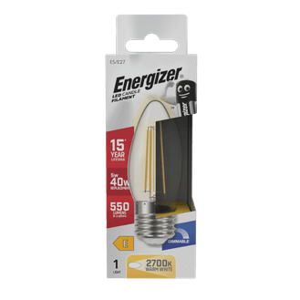 Energizer S29786 Filament Led Candle E27 Dimm 5w