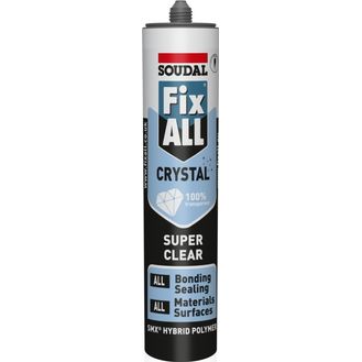 Soudal 131021 Triple Pack Fix All Crystal