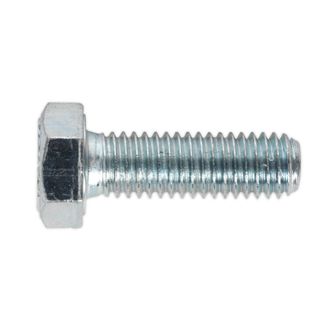 Sealey SS825 HT Setscrew M8 x 25mm 8.8 Zinc DIN 933 Pack of 50