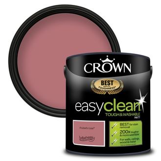 Crown 5101165 Easyclean Matt Emulsion Rhbrb Rose