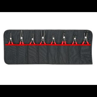 Knipex Tool Roll Circlip Plier Set, 8 Piece