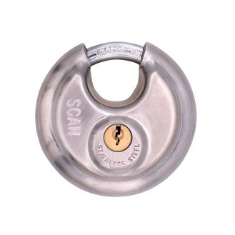 Scan Stainless Steel Disk Type Padlock