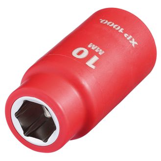 Draper 17613 XP1000&amp;#174; VDE Socket, 3/8" Sq. Dr., 10mm