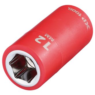 Draper 17638 XP1000&amp;#174; VDE Socket, 3/8" Sq. Dr., 12mm