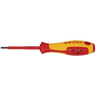 Draper 18775 KNIPEX 98 13 30 VDE Insulated Hexagon Screwdriver, 3.0 x 75mm