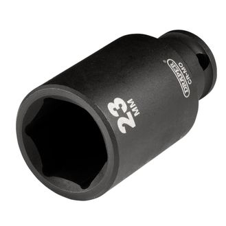 Draper 20181 Draper HI-TORQ&amp;#174; Metric Deep Impact Socket, 3/8" Sq. Dr., 23mm