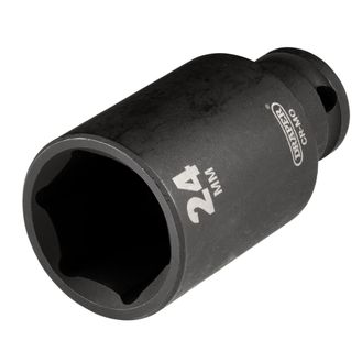 Draper 20182 Draper HI-TORQ&amp;#174; Metric Deep Impact Socket, 3/8" Sq. Dr., 24mm