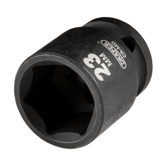 Draper 20185 Draper HI-TORQ&amp;#174; Metric Impact Socket, 1/2" Sq. Dr., 23mm