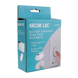 Securlec SL9398 Portable Door Bell + 1 Chime