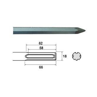 Faithfull SDS Max Point