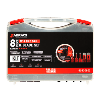 Abracs TDM14SET8 M14 Tile Drill &amp; Blade Set