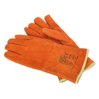 Sealey SSP151 Leather Welding Gauntlets Lined Heavy-Duty Extra-Large - Pair